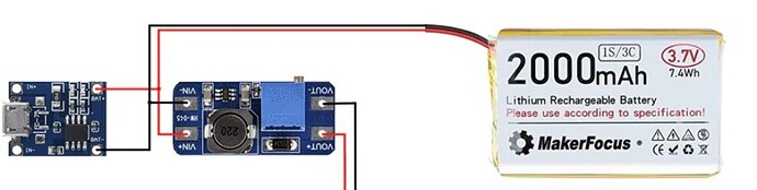 Schaltplan für Akku 5,2V
