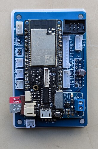 PCB mit Lolin D32pro Oberseite