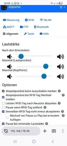 Wechsel nicht ausgewählt